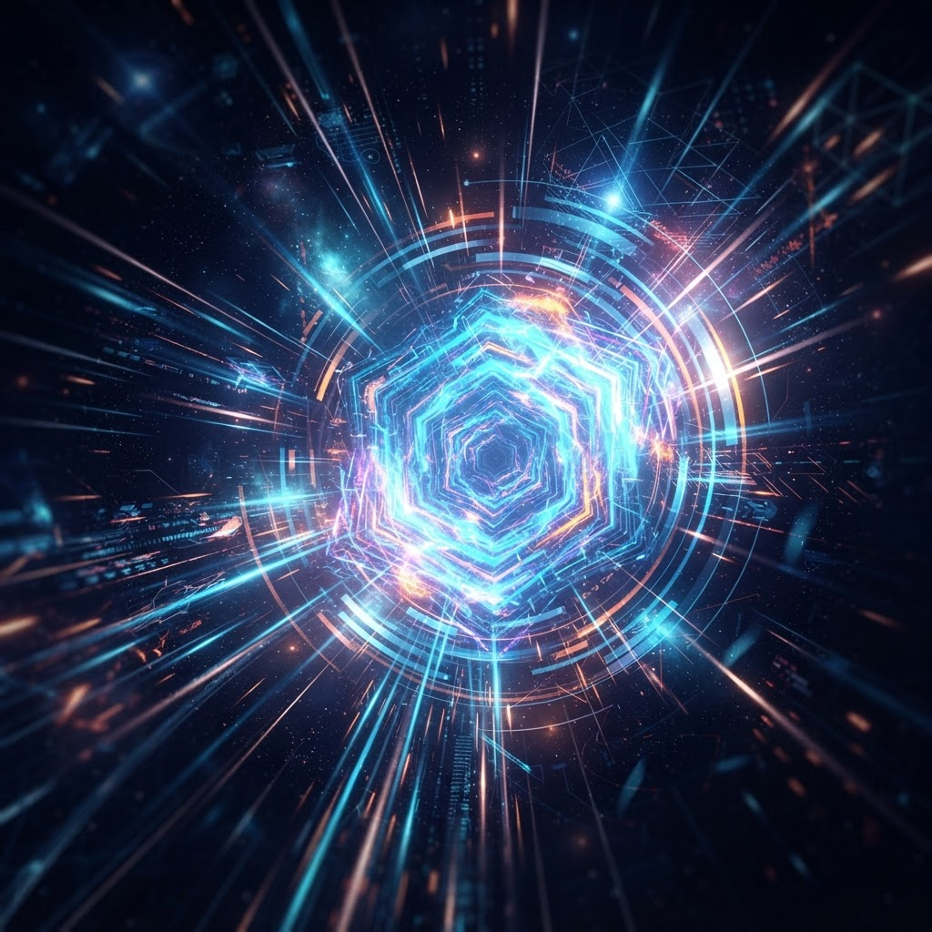 AI 生成科幻转场特效包